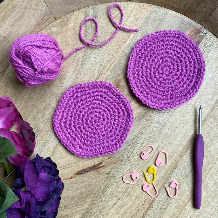 crochet flat circle