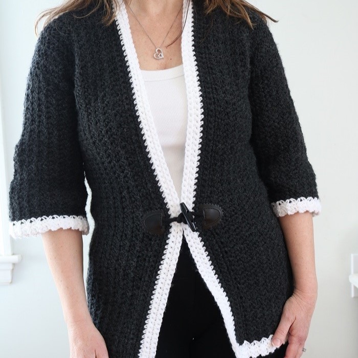 crochet cardigan