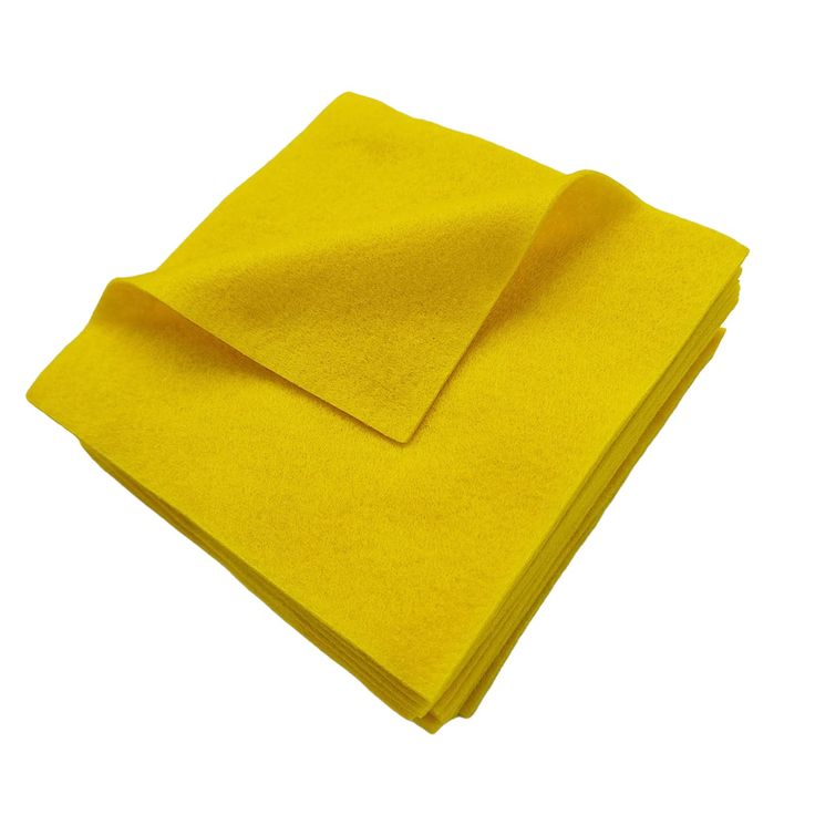 yellow felt