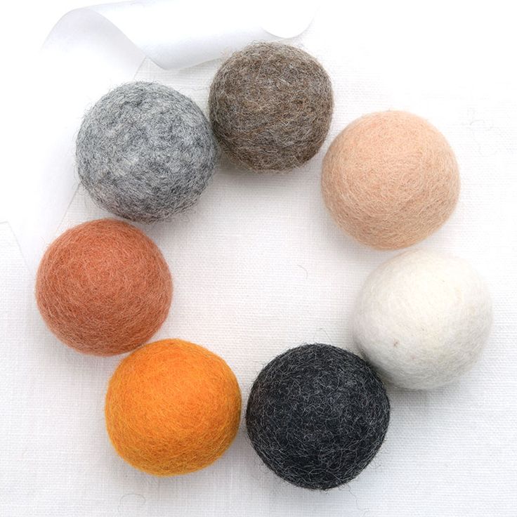 DIY felt ball crafts