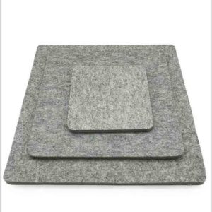 stylish grey felt home decor